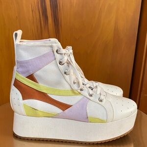 LTD Edition Ruthie Davis x Deviate xBGCSM “One People” Platform Sneakers Street
